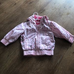 Columbia toddler 2T girls wind jacket zip up pink